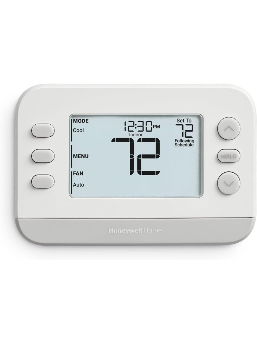 Smart Programmable Thermostat for Home, Energy-Efficient, Easy-to-Use, White
